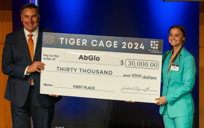 AbGlo Awarded Top Prize at the 2024 Tiger Cage Pitch Competition
